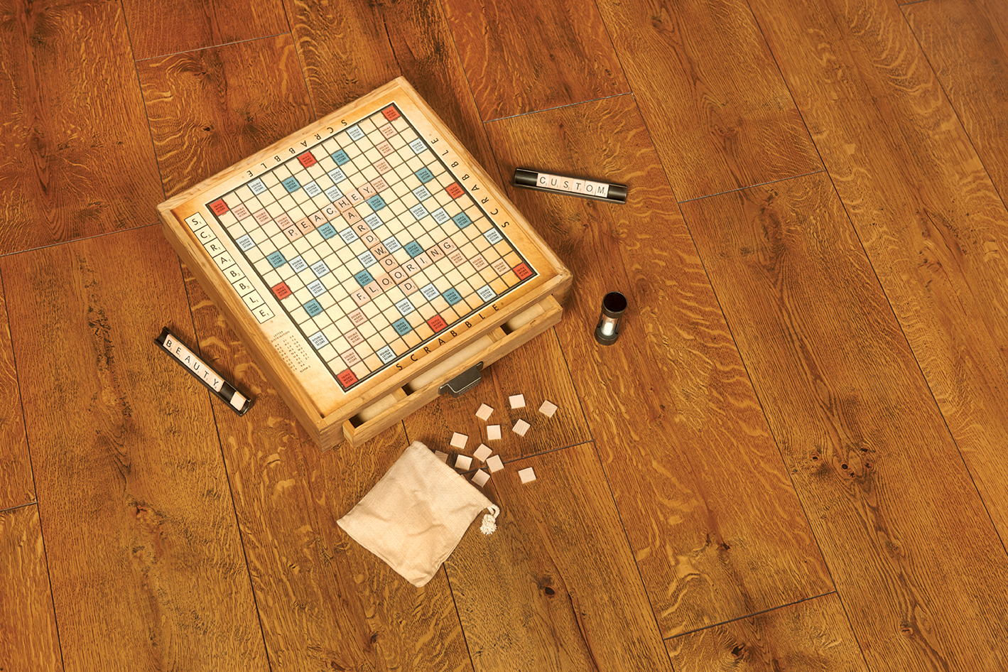 example of white oak flooring