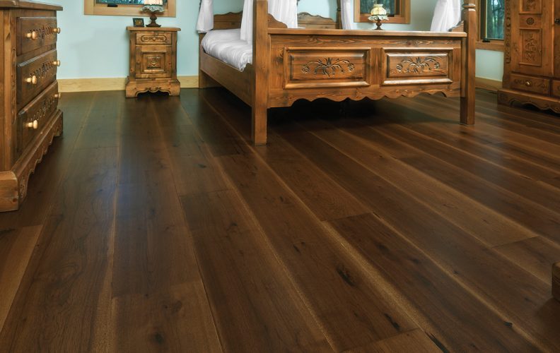 Hickory, Natural Character, Molasses Stain - bedroom