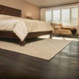 White Oak, Natural Character, Wire Brushed, Custom Dark Walnut Stain - bedroom
