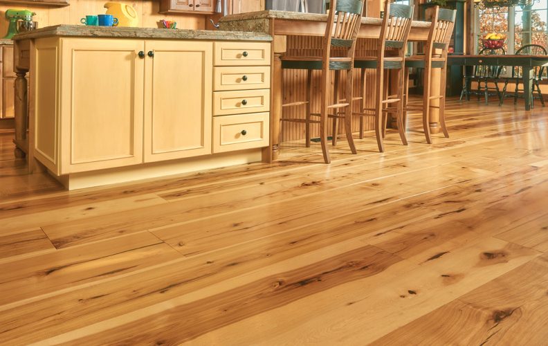 Hickory, Natural Character, Natural Finish - kitchen