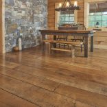 Live Sawn White Oak, Black Bleed, Custom Distressing, New England Walnut Stain - dining room