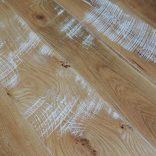 White Oak, Skip Planed, White Dye, Natural Finish