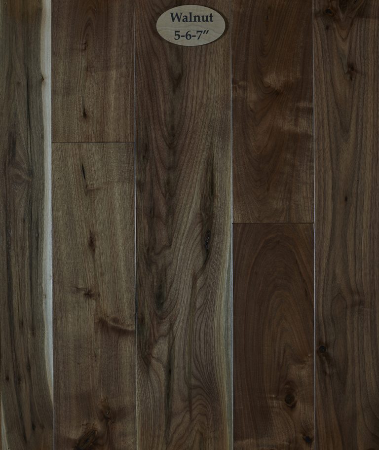 walnut character natural finish