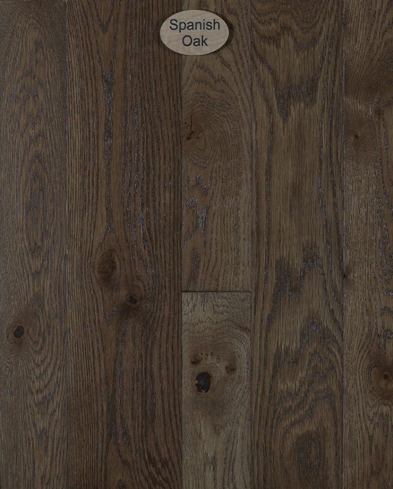 White Oak, Natural Character, Spanish Oak Stain