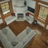 Hickory, Natural Character, Molasses Stain - guest living room