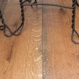 Live Sawn White Oak, Footworn Black Bleed, New England Walnut Stain