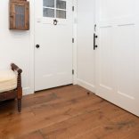 Live Sawn White Oak, Footworn Black Bleed, New England Walnut Stain
