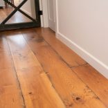 Live Sawn White Oak, Footworn Black Bleed, New England Walnut Stain