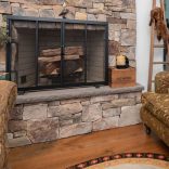 Live Sawn White Oak, Footworn Black Bleed, New England Walnut Stain
