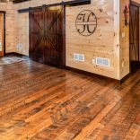 White Oak, Skip Planed, Black Bleed, Molasses Stain - entry