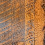 White Oak, Skip Planed, Black Bleed, Molasses Stain
