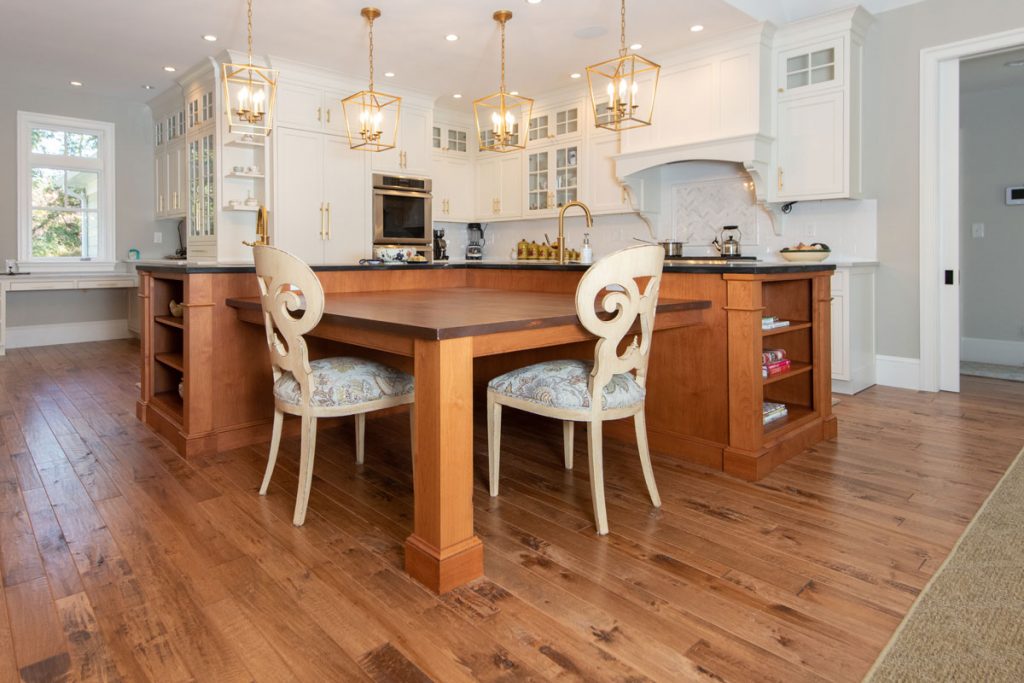 example of hand scraped wood floors
