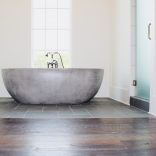 Reclaimed Oak, Natural Face, Dark Walnut Stain - tub