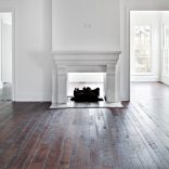 Reclaimed Oak, Natural & Milled Face, Tobacco Stain - fireplace