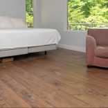 Hard Maple, Natural Character, Black Bleed, Hand Scraped, Spanish Oak stain - bedroom