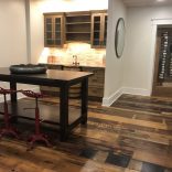 Reclaimed Oak, Natural Face, Natural Finish - wine bar