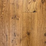 example of white oak stained and scraped panel