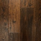 example of white oak hand scraped and stained panel
