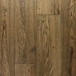 example of white oak wire brushed and custom stain panel